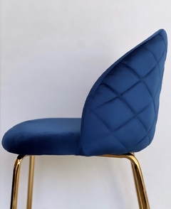 Silla Velvet – Azul - Bleu Muebles