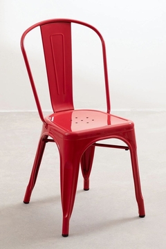 Imagen de Silla tipo Tolix –Rojo