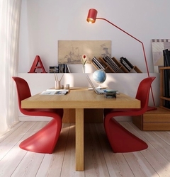 Silla Tipo Panton – Rojo - comprar en línea