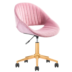 Silla de Escritorio Velvet – Rosa