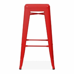 Banco tipo Tolix 66cm –Rojo