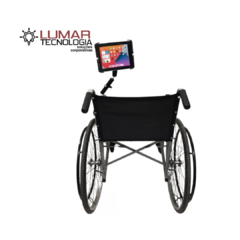 Suporte de tablet-iPad para cadeira de rodas - Lumar Tecnologia
