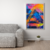 Quadro Decorativo Canvas C/ Moldura 124x93CM - comprar online