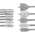 Kit 15 Brocas Madeira 10 Chatas 1/4 a 1.1/2" + 3 Pontas 8MM - comprar online