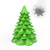 Molde de Silicone Árvore de Natal Pinheiro Folhas - Pequena na internet
