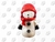 Molde de Silicone Boneco de Neve- Frosty Wendi Ib-1669 - comprar online