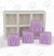 Molde de Silicone Letra Cubo Mini Lembrancinha - Presente 6Cav. Letra Ib-1953 - comprar online