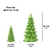 Molde de Silicone Árvore de Natal Pinheiro Folhas - Grande - comprar online