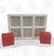 Molde de Silicone Letra Cubo Mini Lembrancinha - Presente 6Cav. Letra Ib-1953 - loja online