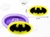 Molde de Silicone Escudo Homem Morcego Ib-147 (Batman)