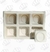 Molde de Silicone Letra Cubo Mini Lembrancinha - Presente 6Cav. Letra Ib-1953 - IBmoldes