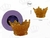 Molde de Silicone Coroa Inteira Principe/Princesa Ib-1463 / S-692