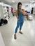 Macacão Jeans Longo Com Botões Forrado - comprar online