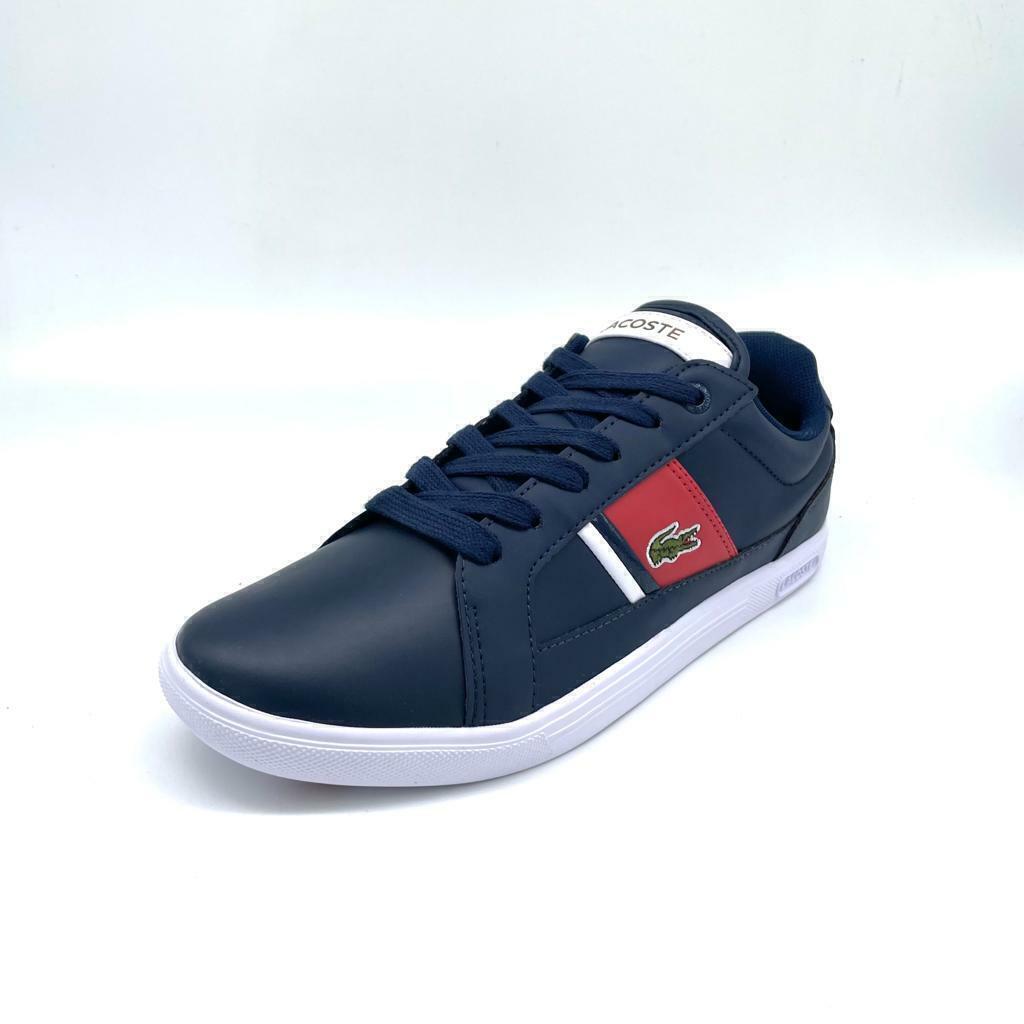 Tenis lacoste europa azul hot sale marinho