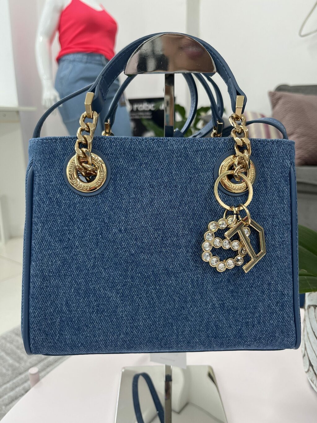 Bolsa Arezzo Tote Jade Jeans