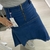 Saia Morena Bella Longa Elastano Jeans Azul na internet