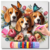 Beagles, Borboletas e Flores