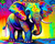 Elefante Colorido - comprar online