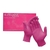 Luva Descartável Nitrílica Rosa Pink com 100 Unidades - Supermax - loja online