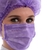 Máscara tripla proteção PROTDESC colorida c/ 50unid - Registro Anvisa original - antialérgico, caixa: rosa, preto, branc