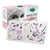 Máscara tripla proteção PROTDESC colorida c/ 50unid - Registro Anvisa original - antialérgico, caixa: rosa, preto, branc - NewDentale