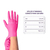 Luva Descartável Unigloves Com Pó 100 Unidades - Pink Ou Branco Ou Preto - comprar online