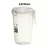 Jarra Suco Água Chá Quadrada ou Redonda Plástico 1,5 litros ou 2,0 litros com Tampa Rischioto - NewDentale