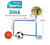 Cancha Dos En Uno Juguete Balones Básquet Futbol Niños Juegos - comprar en línea