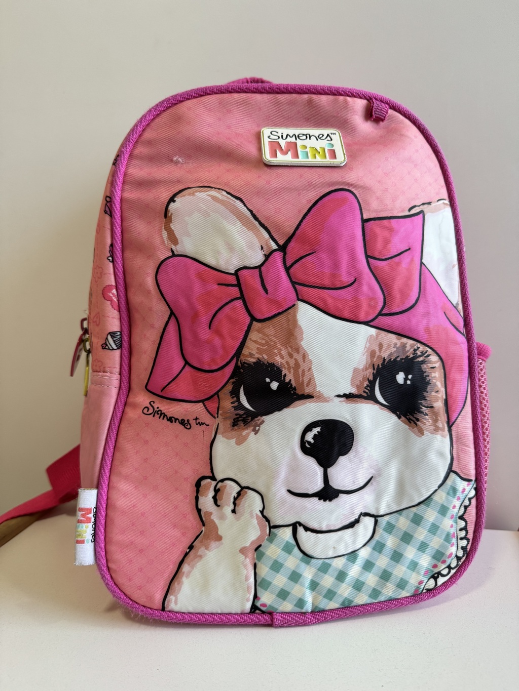Mochila Simones mini juguetes usados rosario