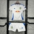 Kit Infantil Leeds Home 24-25 Adidas 24/25 - Branco com detalhes em azul