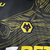 Camisa Wolverhampton Away 24/25 Torcedor Sudu Masculina - Preta com detalhes em amarelo - loja online