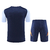 Conjunto de Treino Real Madrid Adidas Masculino - Azul escuro com detalhes em azul claro e laranja - comprar online