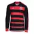 Camisa Flamengo I 24/25 Manga Longa - Torcedor Adidas Masculina - Vermelho e Preto