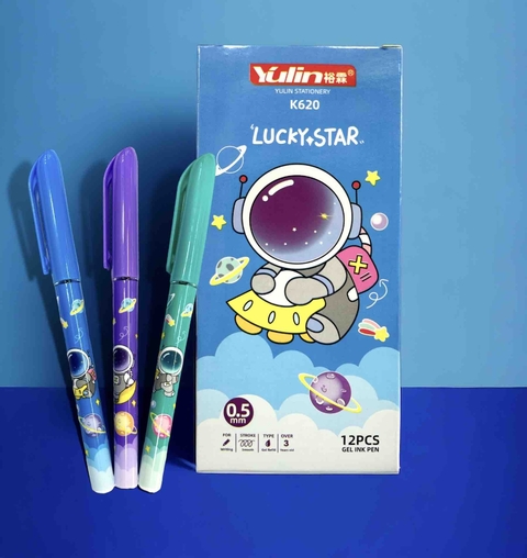 Pack 48 bolígrafos de gel de 1mm en colores pastel neon metálicos