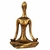 Estátua Yoga - Pequena Dourada