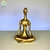 Estátua Yoga - Pequena Dourada - comprar online