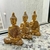 Trio de Budas - Estátua de 6cm de Resina e Dourado c/ Brilho - comprar online