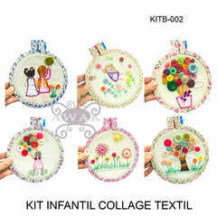 KITS COLLAGE TEXTIL INFANTIL