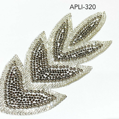 APLICACIONES DE STRASS Y TACHAS EN PLATA - buy online