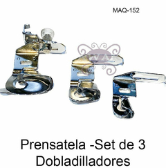 PRENSATELA SET DE 3 DOBLADILLADORES - AWAK