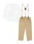 Conjunto infantil masculino social com Camisa suspensorio calça em sarja Onda Marinha 1.241.026 inverno menino - comprar online