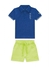 Conjunto polo infantil Onda Marinha 1.244.034 Azul verão - comprar online