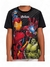 Camiseta infantil Avengers Fakini 03698 Preto verão - comprar online