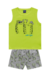 Conjunto regata infantil Kiko e Kika 12683 Verde verão