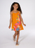 Vestido floral infantil menina Kiko e Kika 13167 verão