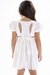 Vestido infantil menina Kiki Xodó 2100141 Branco - comprar online