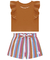 Conjunto infantil menina Nina Go 3.244.084 Laranja verão na internet