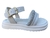 Imagem do Sandália infantil com pedrarias menina Worldcolors nina 359.004 Off White