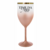 Taça vinho degrade com borda 320ML - Personalizado - Arte em uma cor