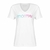 CAMISETA FEMININA DECOTE V MORMAII SAMANTHA BARIJAN BRANCA GG